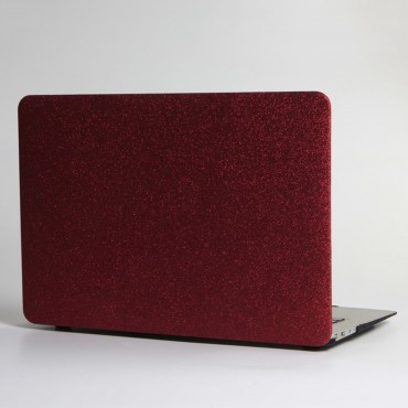 Trden TPU ovitek "Glitter" za MacBook Pro 16 inch 2019 - rdeč