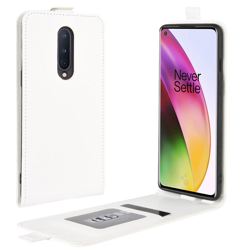 Modni flip etui za OnePlus 8 - bel