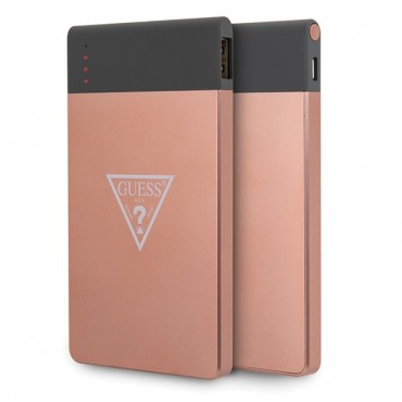 Originalen power bank Guess "Triangle" - 4000 mAh - roza