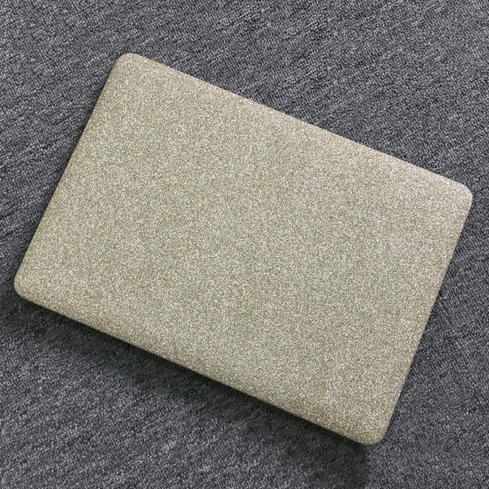Trden TPU ovitek "Glitter" za MacBook Pro 13 inch 2019 - zlate barve