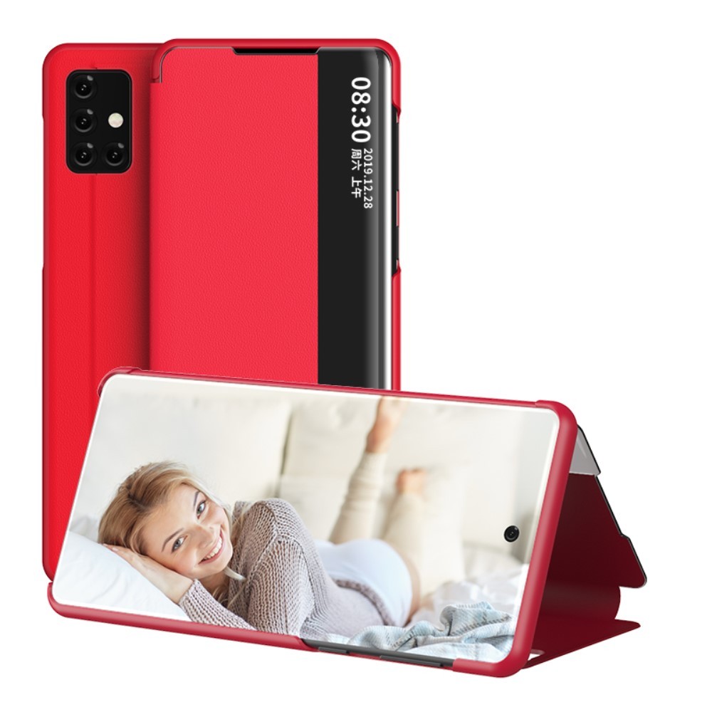 Etui "Side View" za Samsung Galaxy A71 - rdeč