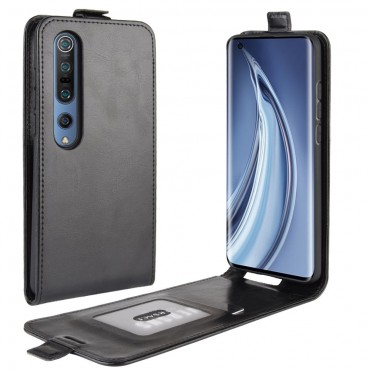 Modni flip etui za Xiaomi Mi 10 - črn