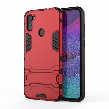 Robusten ovitek "Impact X" za Samsung Galaxy A11 - rdeč