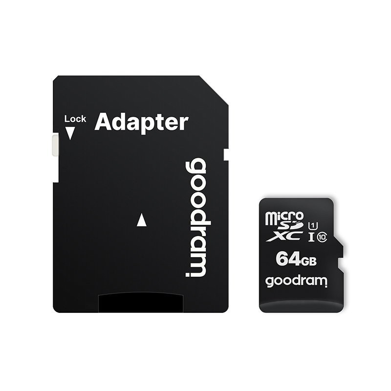 Micro SDHC spominska kartica Goodram Microcard Class 10 UHS-I 100MB/s - 64GB