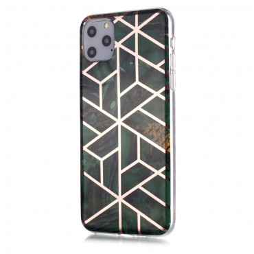 TPU gel ovitek "Metal Marble" za iPhone 11 Pro Max - zelen