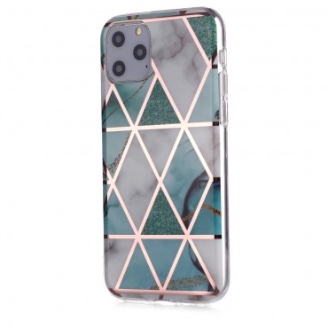 TPU gel ovitek "Metal Marble" za iPhone 11 Pro - moder