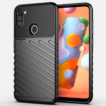 TPU gel ovitek "Titan X" za Samsung Galaxy A11 - črn