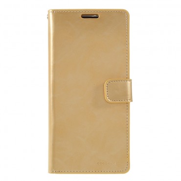 Etui denarnica Goospery "Mansoor Diary" za Samsung Galaxy S20 Ultra - zlate barve