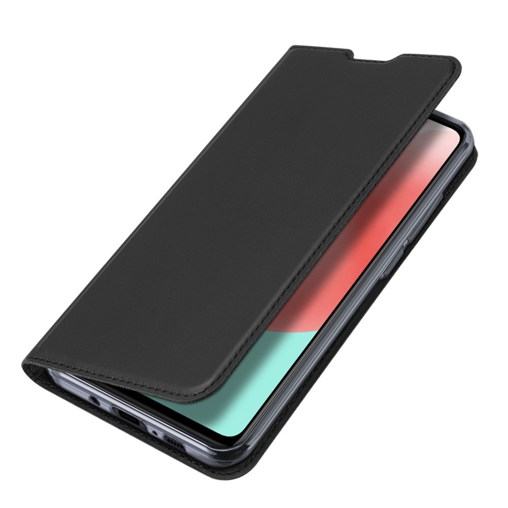 Modni etui "Skin" za Samsung Galaxy A41 iz umetnega usnja - črn