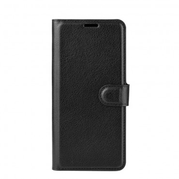 Etui "Litchi" za Samsung Galaxy A31 - črn