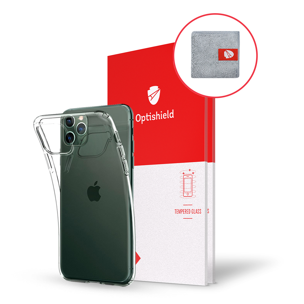 Optishield Invisible - 4-delni komplet nevidne zaščite za Huawei P40