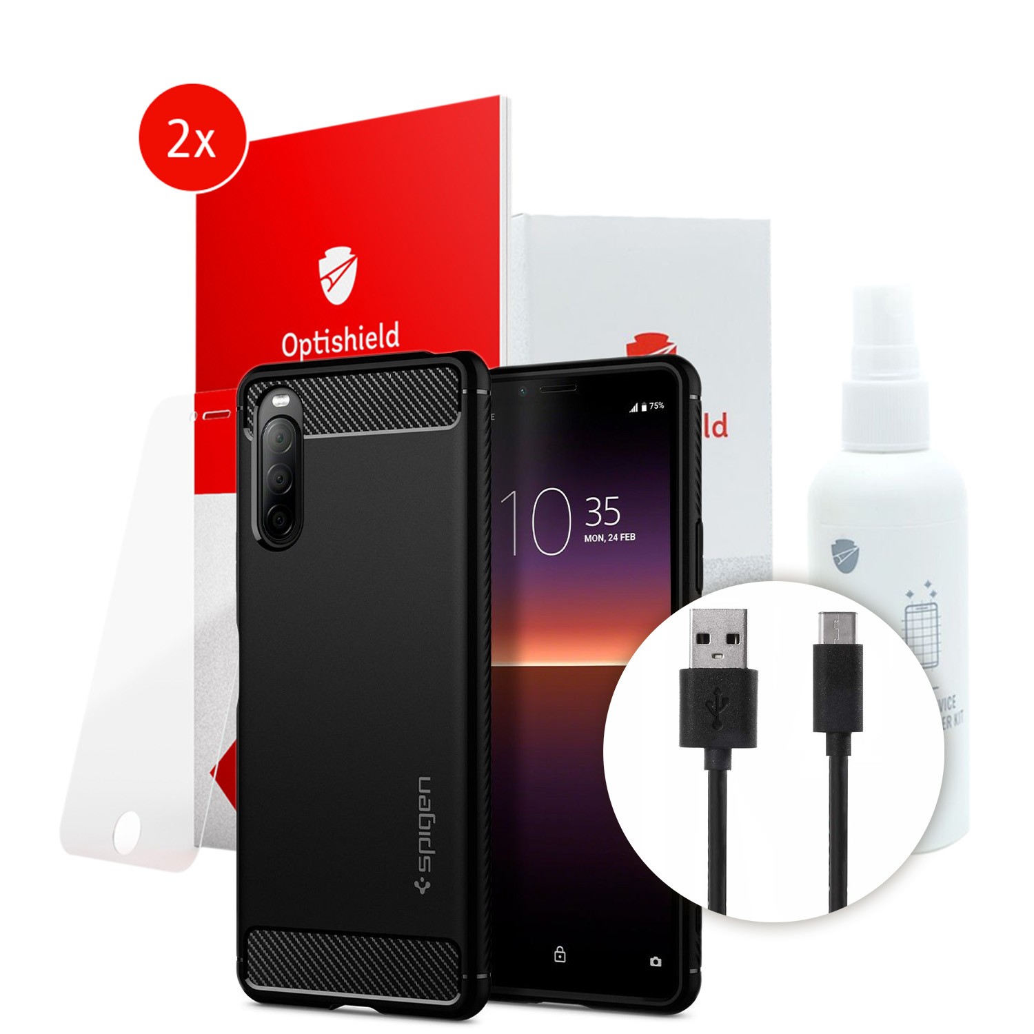 Rugged XXL 5Pack za Sony Xperia 10 II
