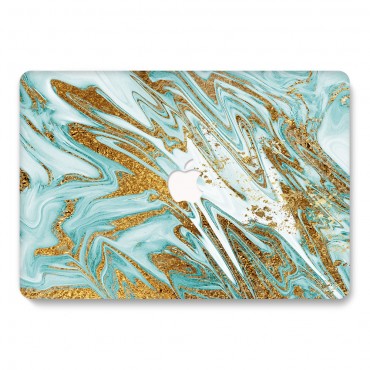 Etui za MacBook Pro 13“ 3rd Gen (A1425, A1502) Pattern - green marble
