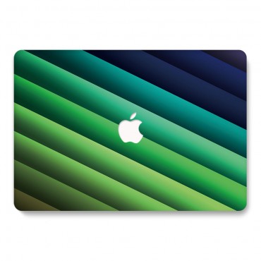Etui za MacBook Pro 13“ 3rd Gen (A1425, A1502) Pattern - shades of green