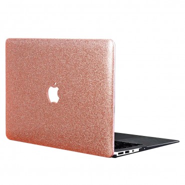 Etui za MacBook Pro 13“ (A1706, A1708, A1989, A2159) Glitter Leather - roza
