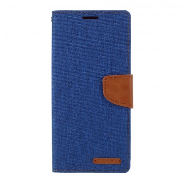 Etui Goospery "Canvas Diary" za Samsung Galaxy Note 20 - moder Etui Goospery "Canvas Diary" za Samsung Galaxy Note 20 - moder