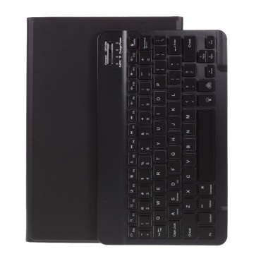 Pisarniški etui z Bluetooth tipkovnico za Samsung Galaxy Tab S7 / Tab S8 iz umetnega usnja - črn Pisarniški etui z Bluetooth tipkovnico za Samsung Galaxy Tab S7 / Tab S8 iz umetnega usnja - črn