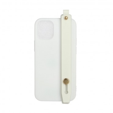 TPU gel ovitek "Handstrap" za iPhone 12 Mini - bel