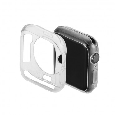 TPU gel ovitek za Apple Watch Series 4 / 5 / 6 / SE 44mm - prozoren TPU gel ovitek za Apple Watch Series 4 / 5 / 6 / SE 44mm - prozoren