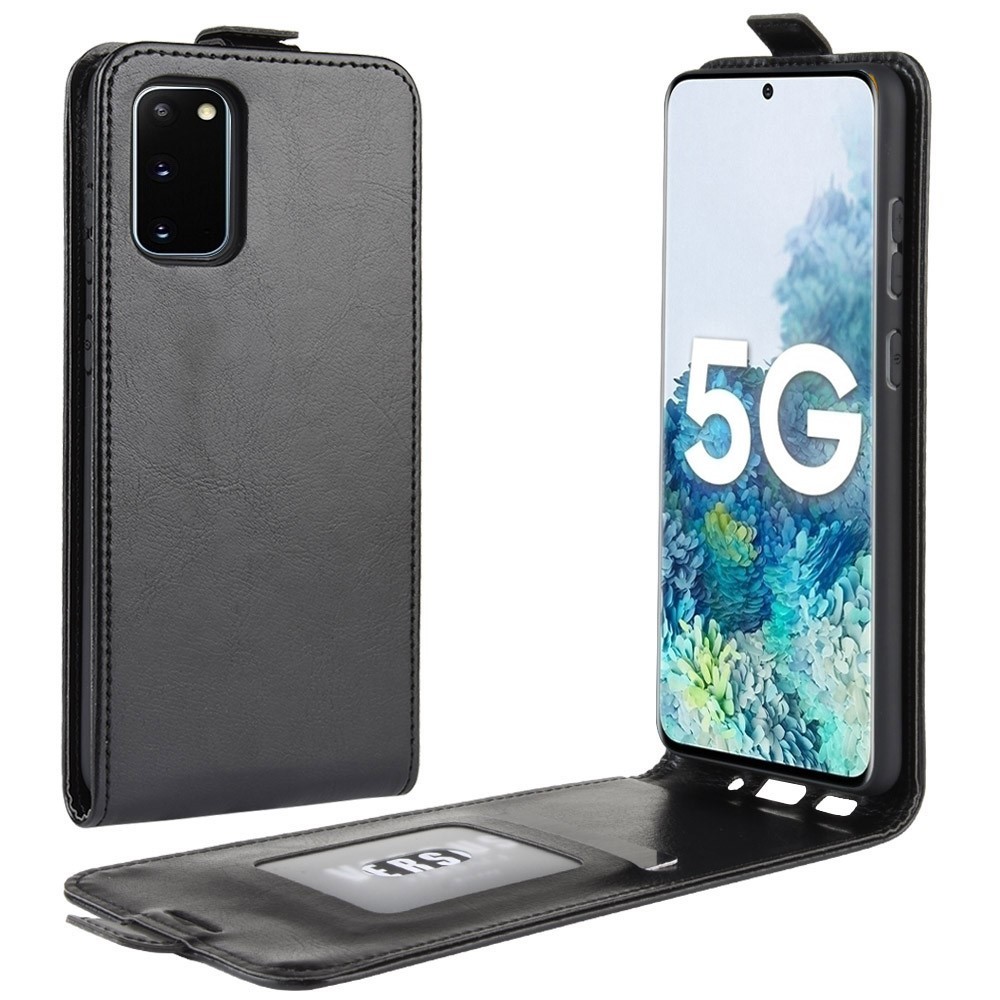 Modni flip etui za Samsung Galaxy S20 FE / S20 FE 2021 - črn