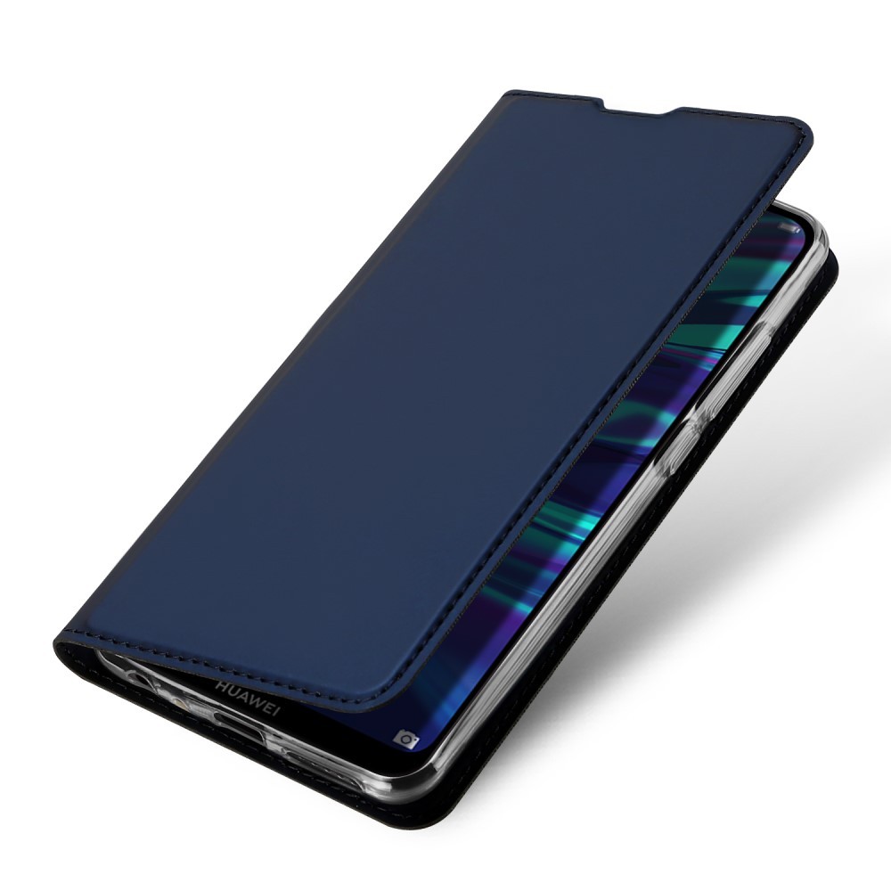 Modni etui "Skin" za Huawei P Smart 2019 iz umetnega usnja - moder