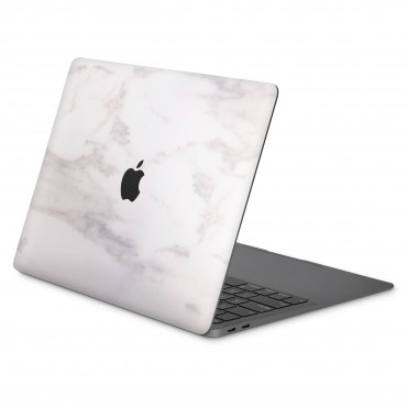 Skin za Apple MacBook Air 13 inch 2020 EXO® by Optishield - white marble (Back only)