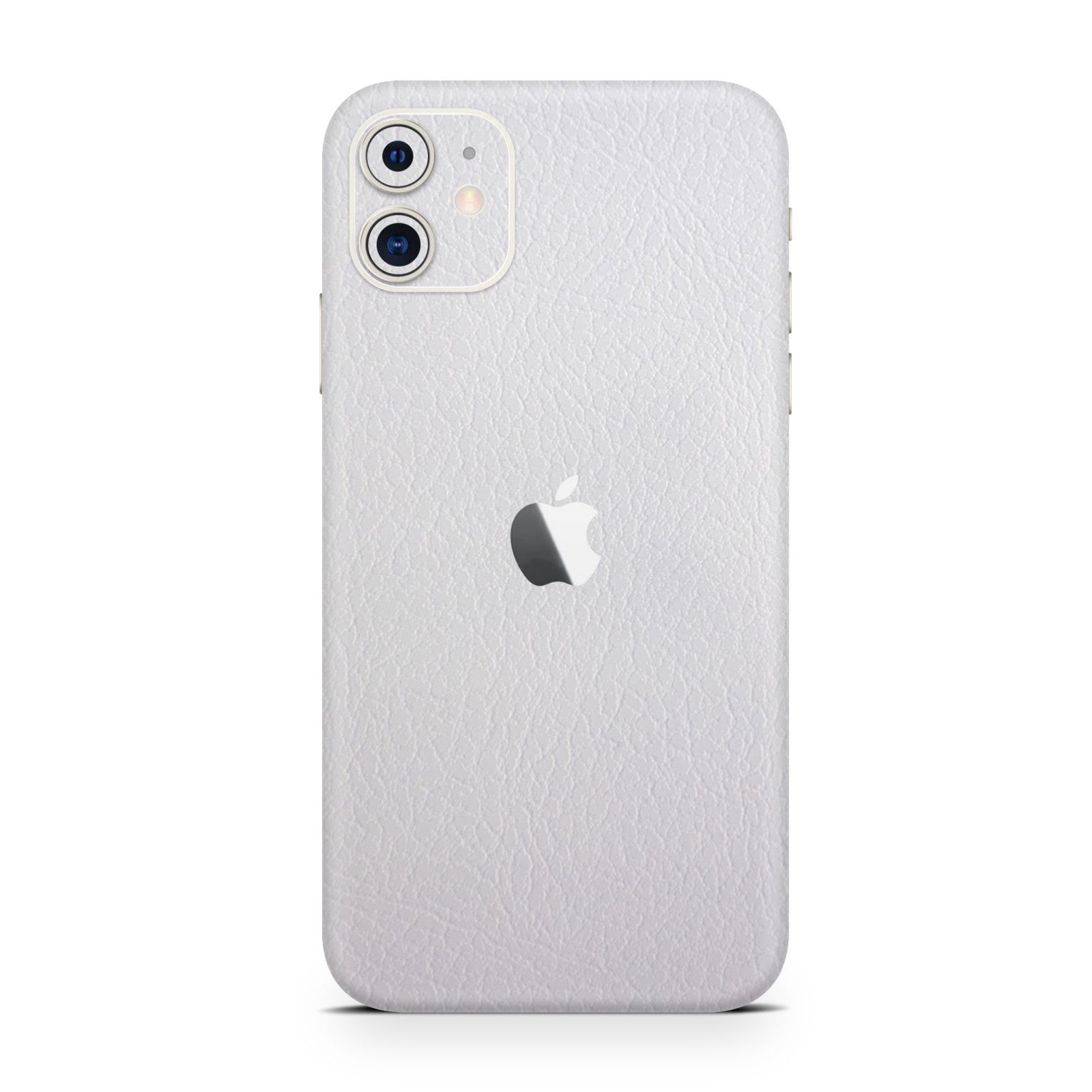 Skin za Apple iPhone 12 EXO® by Optishield - white leather (Back only)