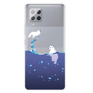 TPU gel ovitek "Polar Bears" za Samsung Galaxy A42 5G