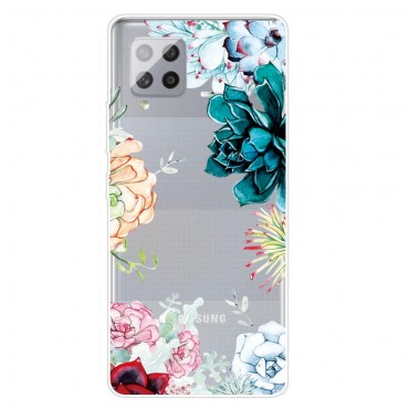 TPU gel ovitek "Lush Flowers" za Samsung Galaxy A42 5G