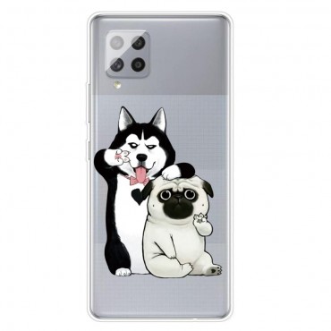TPU gel ovitek "Dog Bros" za Samsung Galaxy A42 5G