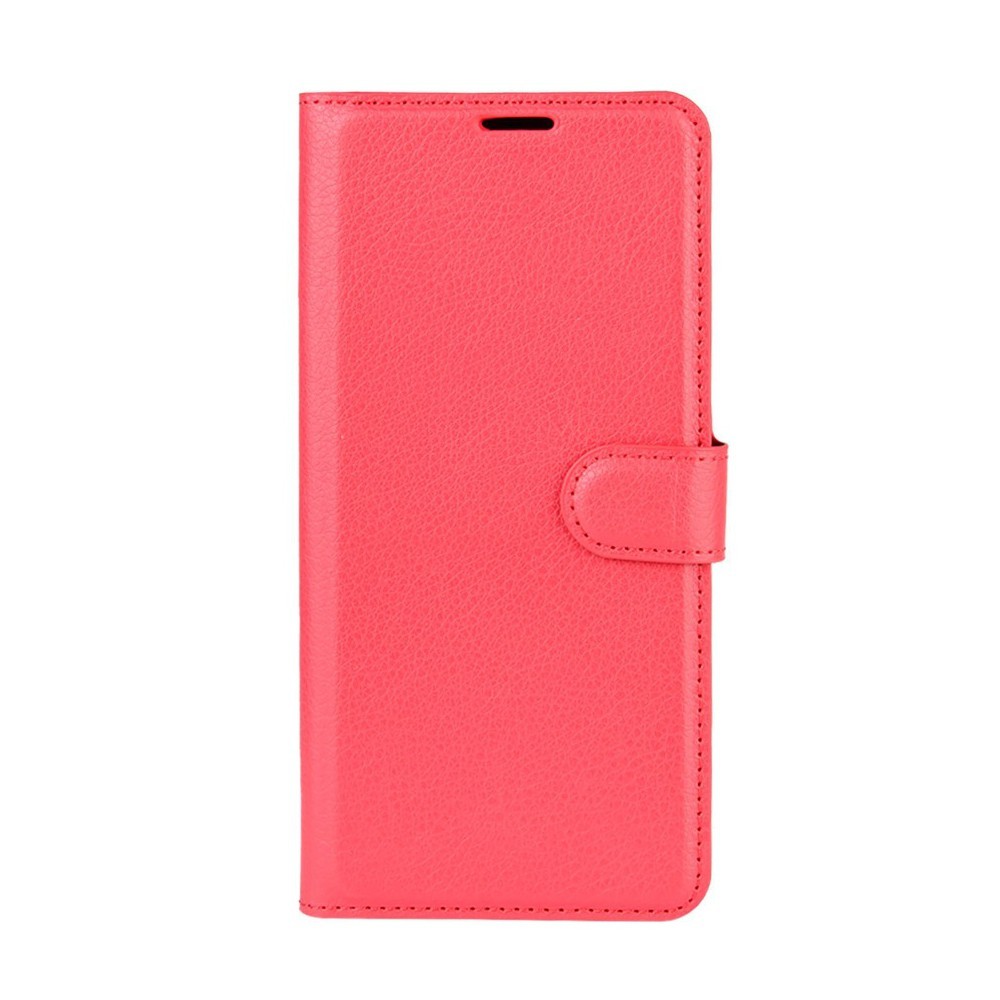 Etui "Litchi" za Nokia 2.4 - rdeč