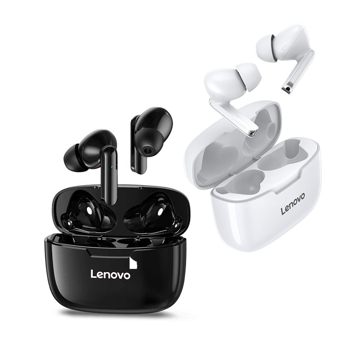 Originalne Bluetooth slušalke Lenovo© XT90 s polnilno postajo in tehnologijo zmanjševanja hrupa