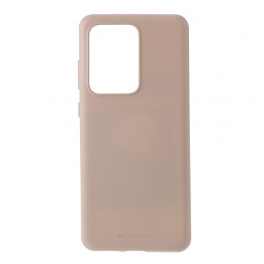 Silikonski ovitek Goospery "Silicone Case" za Samsung Galaxy S20 Ultra - roza