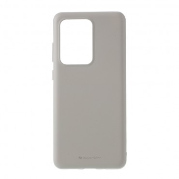 Silikonski ovitek Goospery "Silicone Case" za Samsung Galaxy S20 Ultra - siv