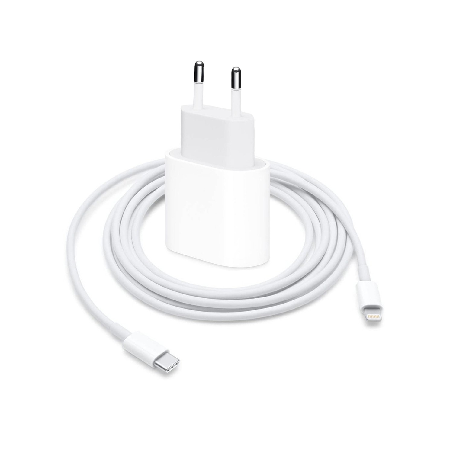 Apple Original Starter Pack z originalnim stenskim adapterjem z USB-C vhodom in originalnim USB-C v Lightning kablom
