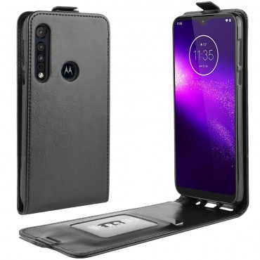 Flip etui za Motorola Moto G8 Play - črn