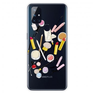 TPU gel ovitek "MakeUp" za OnePlus Nord N100 - prozoren
