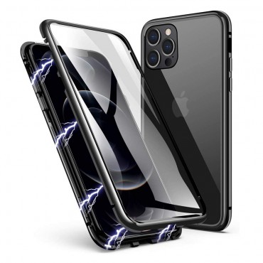 Magnetni Full-body ovitek "Stronghold" za iPhone 11 Pro Max - črn
