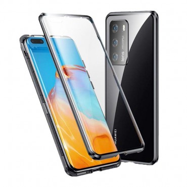 Magnetni Full-body ovitek "Stronghold" za Huawei P40 Pro - črn
