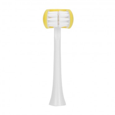 Nadomestna glava za zobno ščetko "Zeko" - za čiste zobe in lep nasmeh - rumena