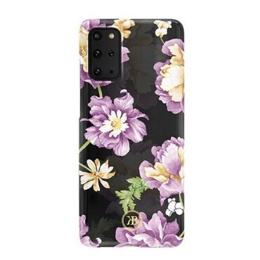 Premium ovitek svetleč v temi "Spring" za Samsung Galaxy S20 - purple flower