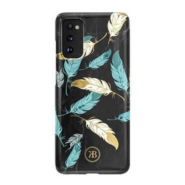 Premium ovitek svetleč v temi "Spring" za Samsung Galaxy S20 Plus - gold feather