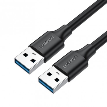 USB v USB kabel Ugreen "Connect" - 1m - črn