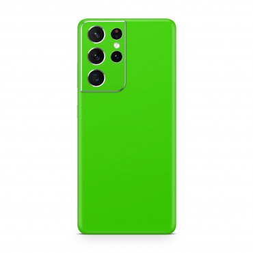 Skin za Samsung Galaxy S21 Ultra EXO® by Optishield (2-pack) - neon green