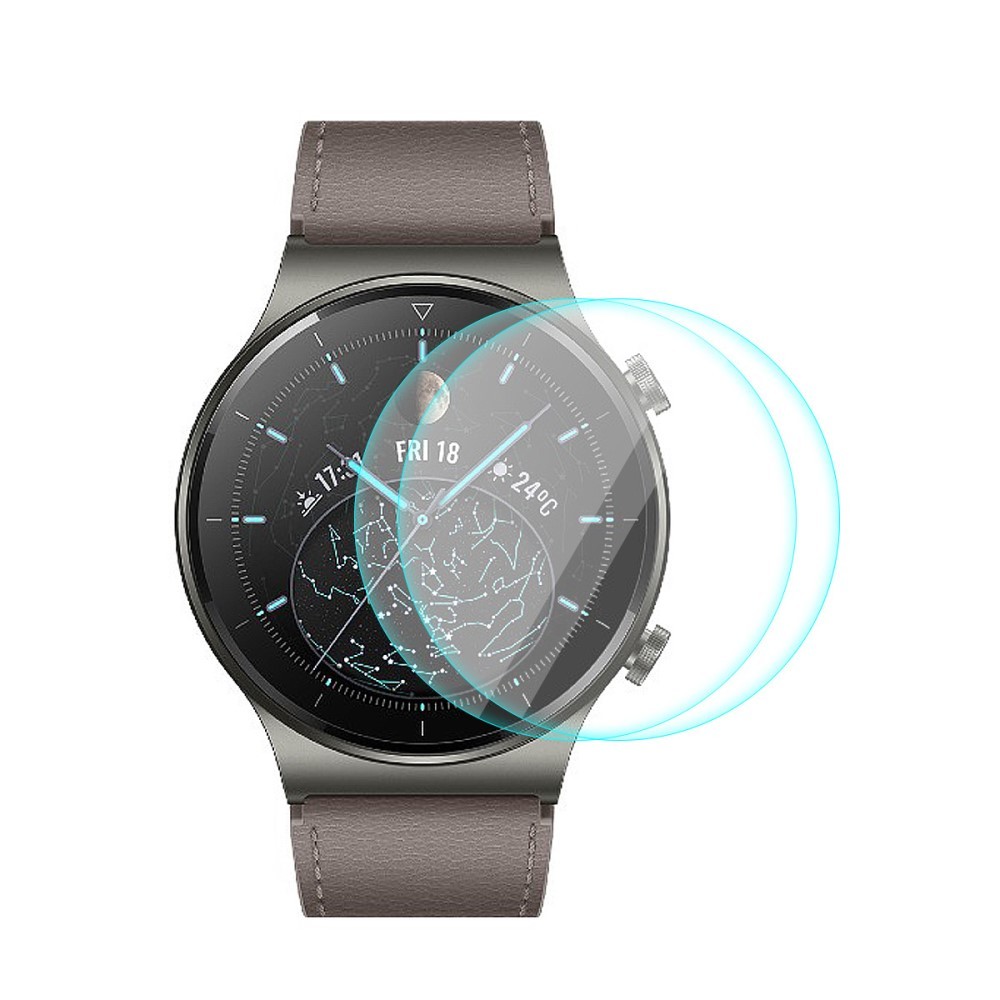 2-Pack zaščitnih stekel 0.3 mm za Huawei Watch GT2 Pro