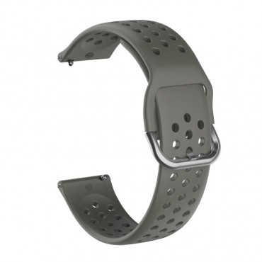Silikonski pas "Hollow" za Huawei Watch GT2 42mm - siv