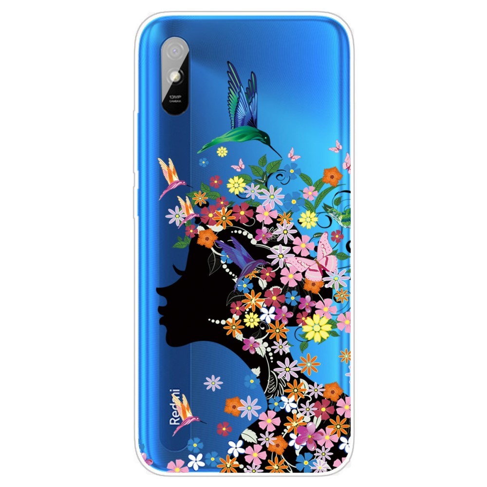 TPU gel ovitek "Flower Girl" za Xiaomi Redmi 9A / Redmi 9AT