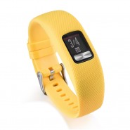 Silikonski pas za uro Garmin Vivofit 4 "Lizard" - rumen