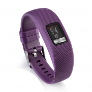 Silikonski pas za uro Garmin Vivofit 4 "Lizard" - vijoličen