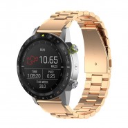 Pas za uro Garmin Approach S60 / Forerunner 945 "Glamour" iz nerjavečega jekla - s priborom za menjavo - bronast